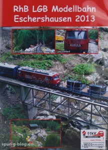 11kv und REOS zeigen die RhB-Anlage der LGB-Freunde Ith - Quelle: Spur-G-Blog [b]