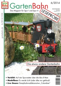 Das Magazin GartenBahn startet eine Promotionaktion mit einer kostenlosen Leseprobe der aktuellen Ausgabe - Quelle: GartenBahn [b]