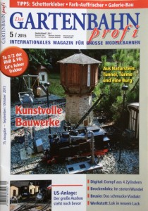 Die Ausgabe 5/2015 des Garetnbahn profi gibt es im Zeitschriftenhandel oder beim Gartenbahnhändler - Quelle: Spur-G-Blog [b]