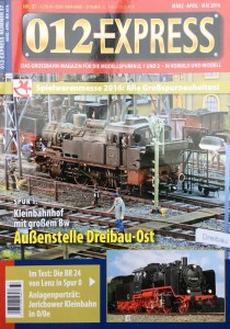 Ausgabe 1/2016 des 012-Express ist jetzt am Kiosk erhältlich - Quelle: Spur-G-Blog [b]