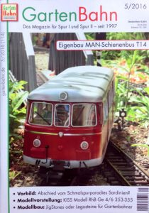 Die Ausgabe 5/2016 des Magazins "GartenBahn" ist ab morgen erhältlich - Quelle: Spur-G-Blog