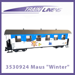 Train Line Werbewagen Maus Winter - Artikelnr. 3530924
